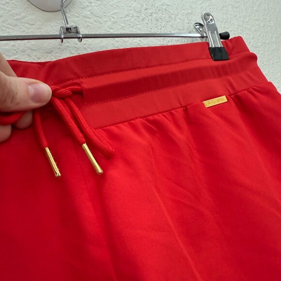 Cleo Harper Dash Red Quick Dry Stretch Lined Running Shorts Womens size Small - Picture 3 of 10